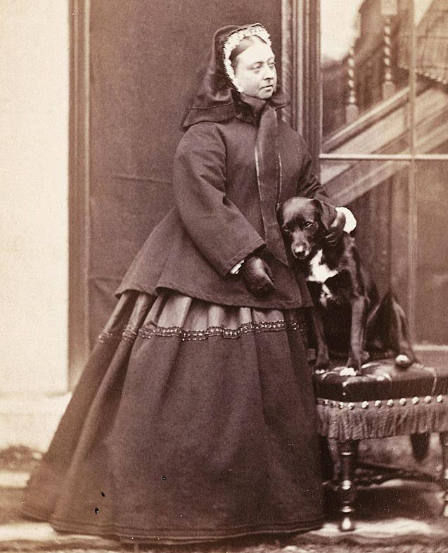 Königin Viktoria mit Border Collie "Sharp"